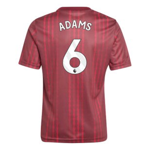 2025-2026 Arsenal Pre-Match Warm Up Shirt (Burgundy) - Kids (Adams 6)