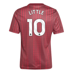 2025-2026 Arsenal Pre-Match Warm Up Shirt (Burgundy) - Kids (Little 10)