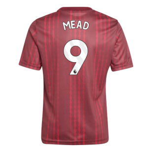 2025-2026 Arsenal Pre-Match Warm Up Shirt (Burgundy) - Kids (Mead 9)