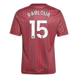 2025-2026 Arsenal Pre-Match Warm Up Shirt (Burgundy) - Kids (Parlour 15)