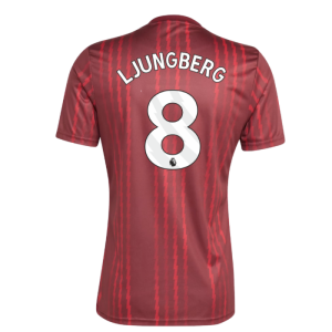 2025-2026 Arsenal Pre-Match Warm Up Shirt (Burgundy) (Ljungberg 8)