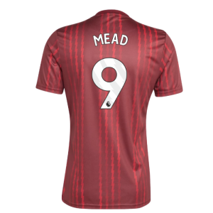 2025-2026 Arsenal Pre-Match Warm Up Shirt (Burgundy) (Mead 9)