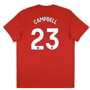 2025-2026 Arsenal Season Graphic Tee (Scarlet) (Campbell 23)