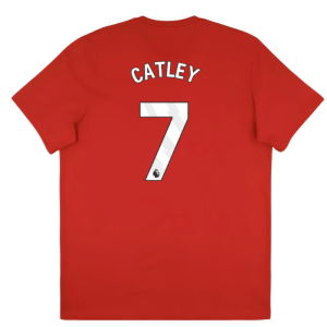 2025-2026 Arsenal Season Graphic Tee (Scarlet) (Catley 7)