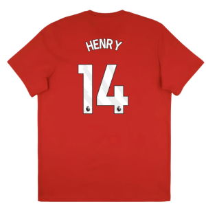2025-2026 Arsenal Season Graphic Tee (Scarlet) (Henry 14)