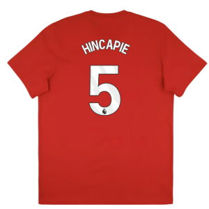 2025-2026 Arsenal Season Graphic Tee (Scarlet) (Hincapie 5)