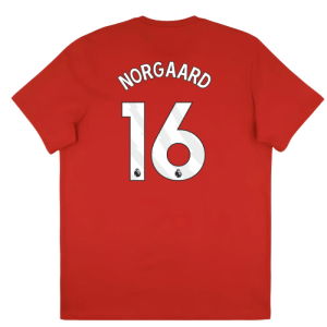 2025-2026 Arsenal Season Graphic Tee (Scarlet) (Norgaard 16)