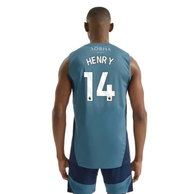 2025-2026 Arsenal Sleeveless Jersey (Blanch Blue) (Henry 14)