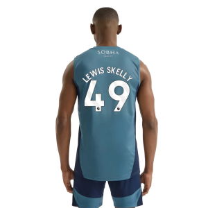 2025-2026 Arsenal Sleeveless Jersey (Blanch Blue) (Lewis Skelly 49)