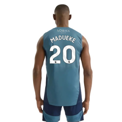 2025-2026 Arsenal Sleeveless Jersey (Blanch Blue) (Madueke 20)