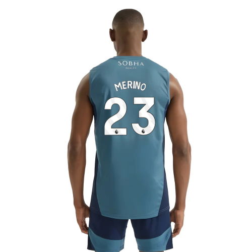 2025-2026 Arsenal Sleeveless Jersey (Blanch Blue) (Merino 23)