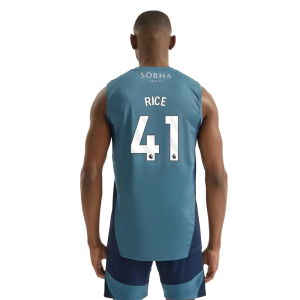 2025-2026 Arsenal Sleeveless Jersey (Blanch Blue) (Rice 41)
