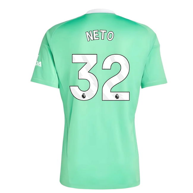 2025-2026 Arsenal Third Goalkeeper Shirt (Green) (Neto 32)