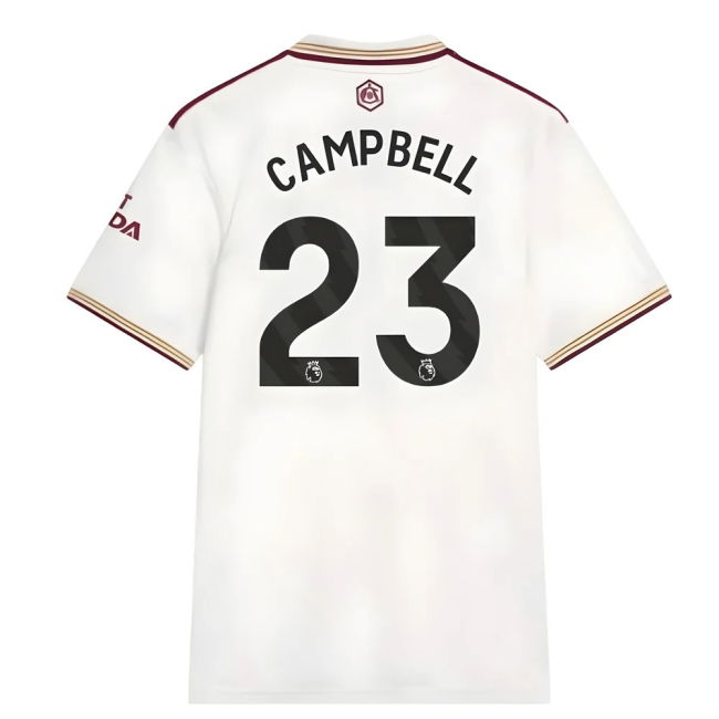 2025-2026 Arsenal Third Shirt (Campbell 23)
