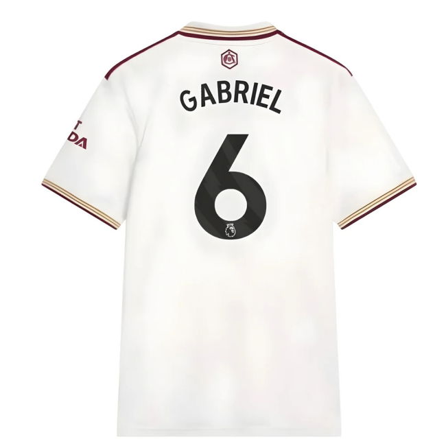 2025-2026 Arsenal Third Shirt (Gabriel 6)