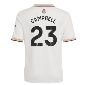2025-2026 Arsenal Third Shirt (Kids) (Campbell 23)