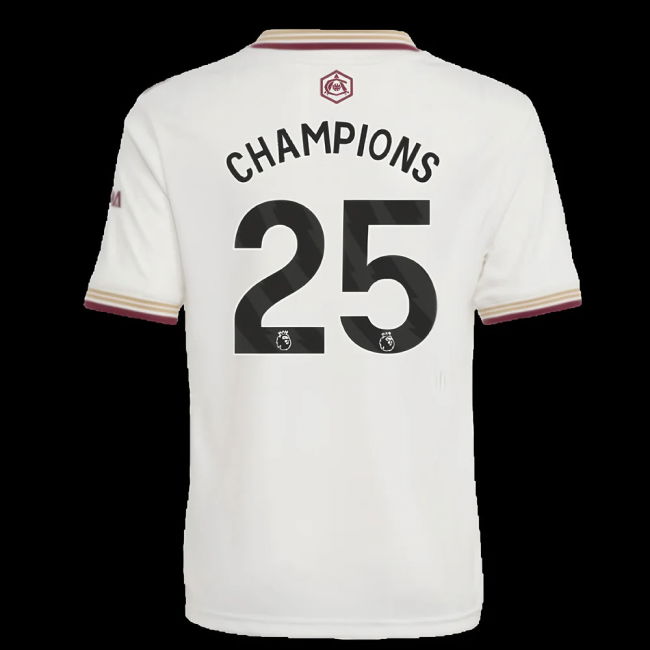 2025-2026 Arsenal Third Shirt (Kids) (Champions 25)