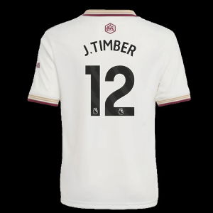 2025-2026 Arsenal Third Shirt (Kids) (J.Timber 12)