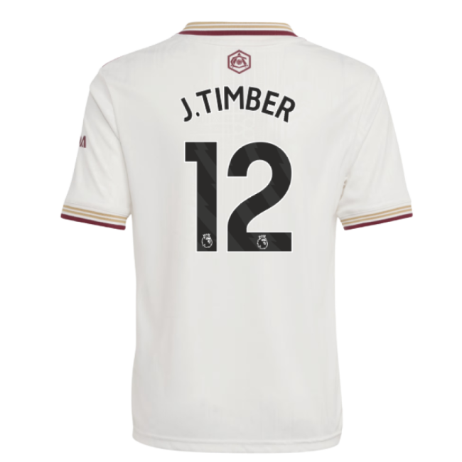 2025-2026 Arsenal Third Shirt (Kids) (J.Timber 12)