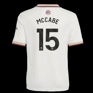 2025-2026 Arsenal Third Shirt (Kids) (McCabe 15)