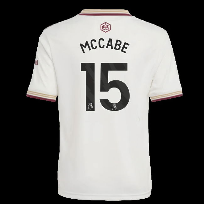 2025-2026 Arsenal Third Shirt (Kids) (McCabe 15)