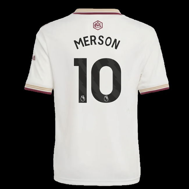 2025-2026 Arsenal Third Shirt (Kids) (Merson 10)