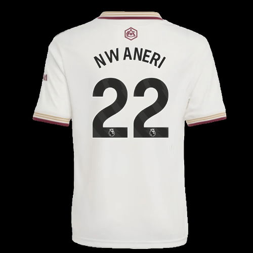 2025-2026 Arsenal Third Shirt (Kids) (Nwaneri 22)