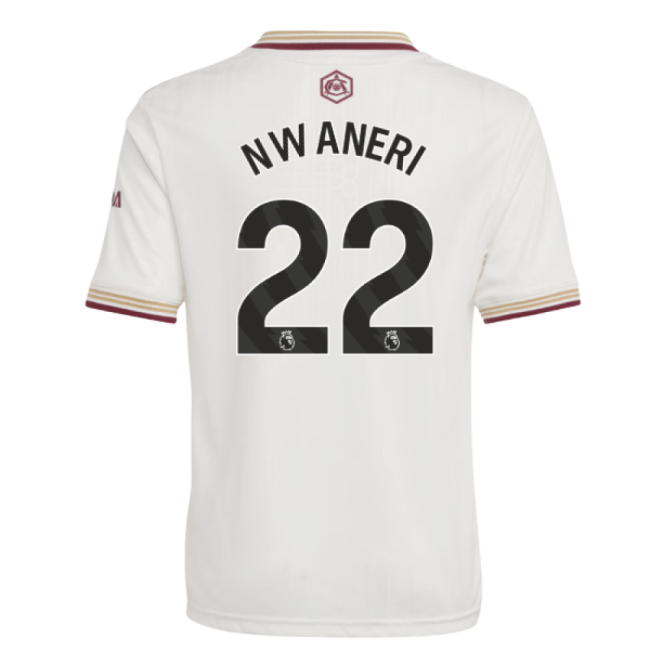 2025-2026 Arsenal Third Shirt (Kids) (Nwaneri 22)
