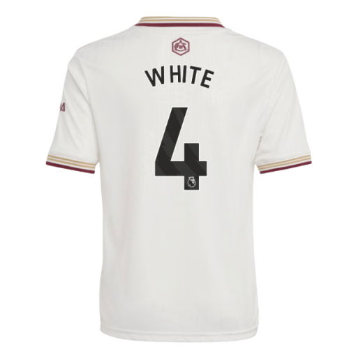 2025-2026 Arsenal Third Shirt (Kids) (White 4)