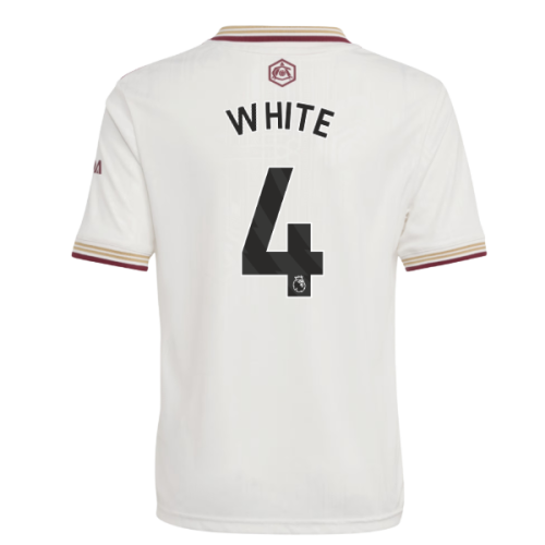 2025-2026 Arsenal Third Shirt (Kids) (White 4)