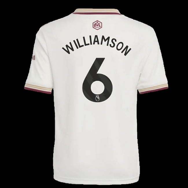 2025-2026 Arsenal Third Shirt (Kids) (Williamson 6)