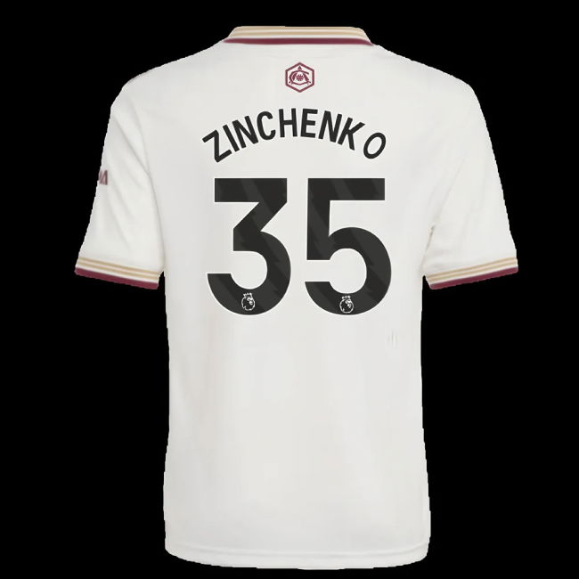 2025-2026 Arsenal Third Shirt (Kids) (Zinchenko 35)