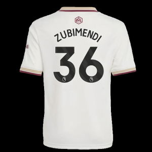 2025-2026 Arsenal Third Shirt (Kids) (Zubimendi 36)