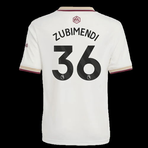 2025-2026 Arsenal Third Shirt (Kids) (Zubimendi 36)