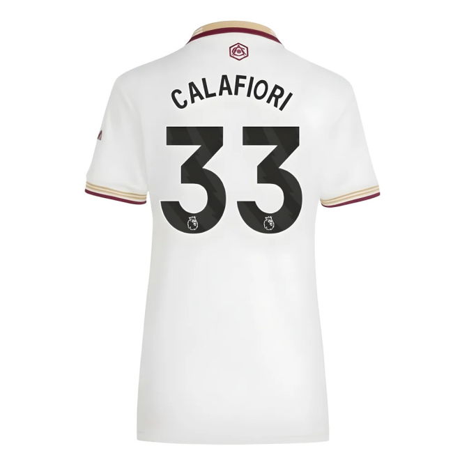 2025-2026 Arsenal Third Shirt (Womens) (Calafiori 33)