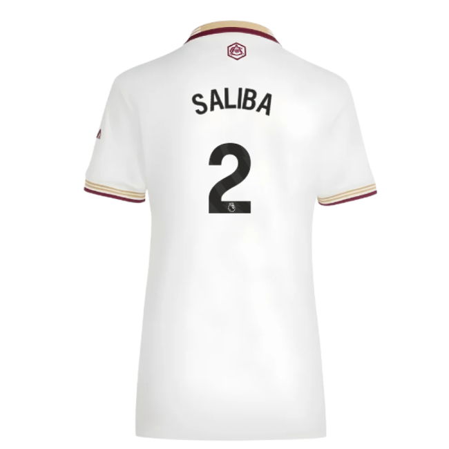 2025-2026 Arsenal Third Shirt (Womens) (Saliba 2)