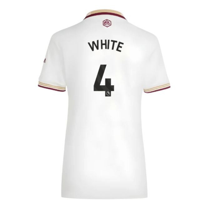 2025-2026 Arsenal Third Shirt (Womens) (White 4)