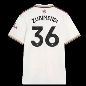 2025-2026 Arsenal Third Shirt (Zubimendi 36)