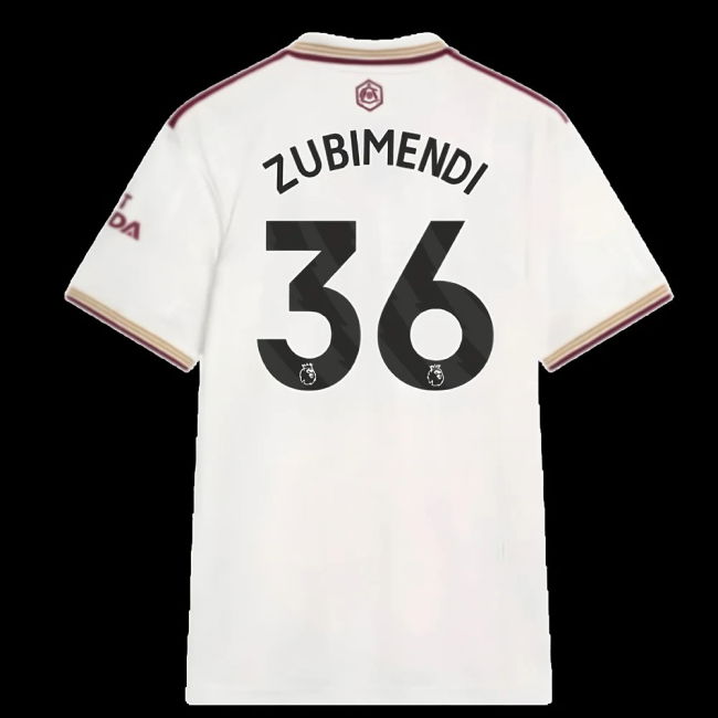 2025-2026 Arsenal Third Shirt (Zubimendi 36)