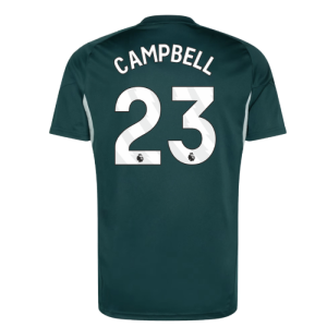 2025-2026 Arsenal Training Jersey (Aurora Ivy) (Campbell 23)