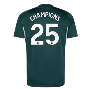 2025-2026 Arsenal Training Jersey (Aurora Ivy) (Champions 25)