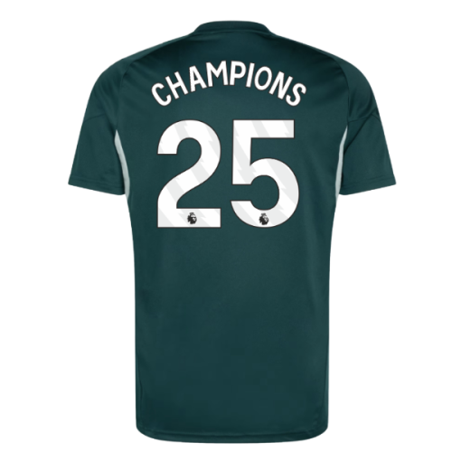 2025-2026 Arsenal Training Jersey (Aurora Ivy) (Champions 25)