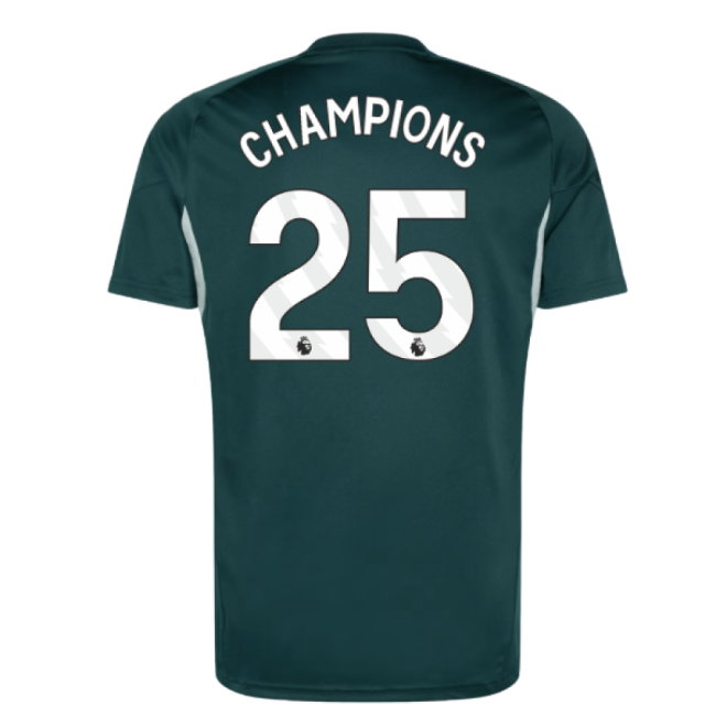 2025-2026 Arsenal Training Jersey (Aurora Ivy) (Champions 25)