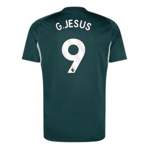 2025-2026 Arsenal Training Jersey (Aurora Ivy) (G.Jesus 9)
