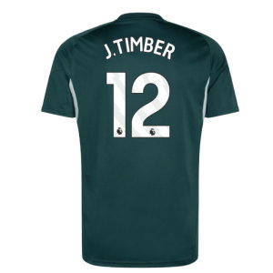 2025-2026 Arsenal Training Jersey (Aurora Ivy) (J.Timber 12)