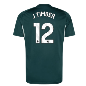 2025-2026 Arsenal Training Jersey (Aurora Ivy) (J.Timber 12)