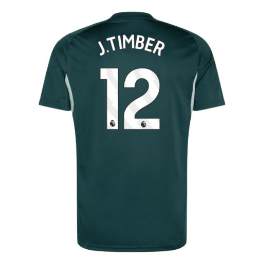 2025-2026 Arsenal Training Jersey (Aurora Ivy) (J.Timber 12)