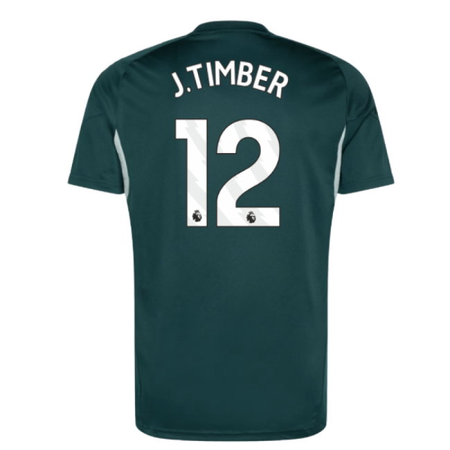 2025-2026 Arsenal Training Jersey (Aurora Ivy) (J.Timber 12)