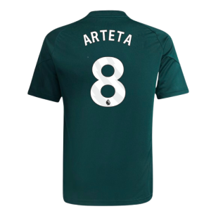 2025-2026 Arsenal Training Jersey (Aurora Ivy) - Kids (Arteta 8)