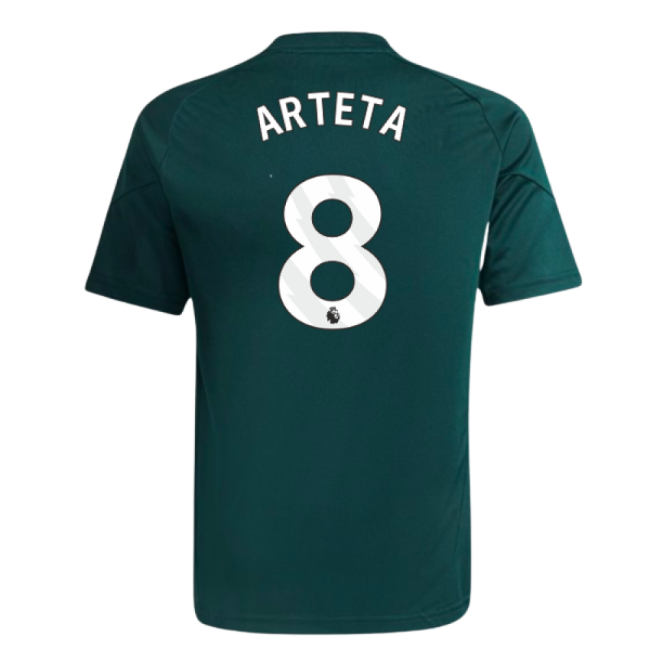 2025-2026 Arsenal Training Jersey (Aurora Ivy) - Kids (Arteta 8)